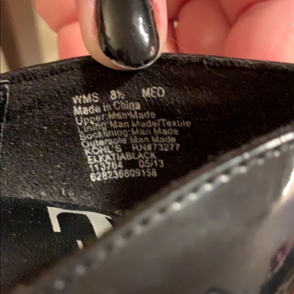 Black open toe heels - Picture 5 of 5